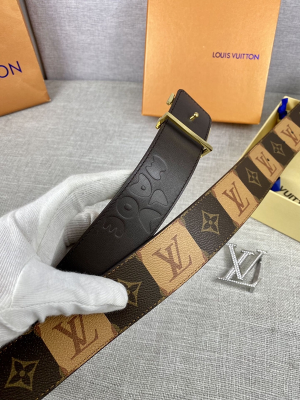 激安ルイヴィトンベルト角部分ディテール